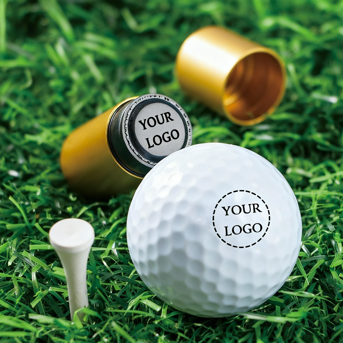 Personalized Golf Ball Stamp Custom Logo Golf Accessories Team Gift for Anniversary Custom Gift For Husband Valentine's Day Gift