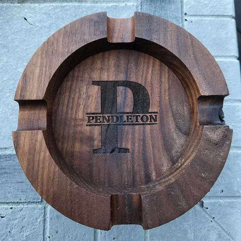 Personalized Name Ashtray with Monogram & Name Personalized Custom Gift for Smokers, for Husband