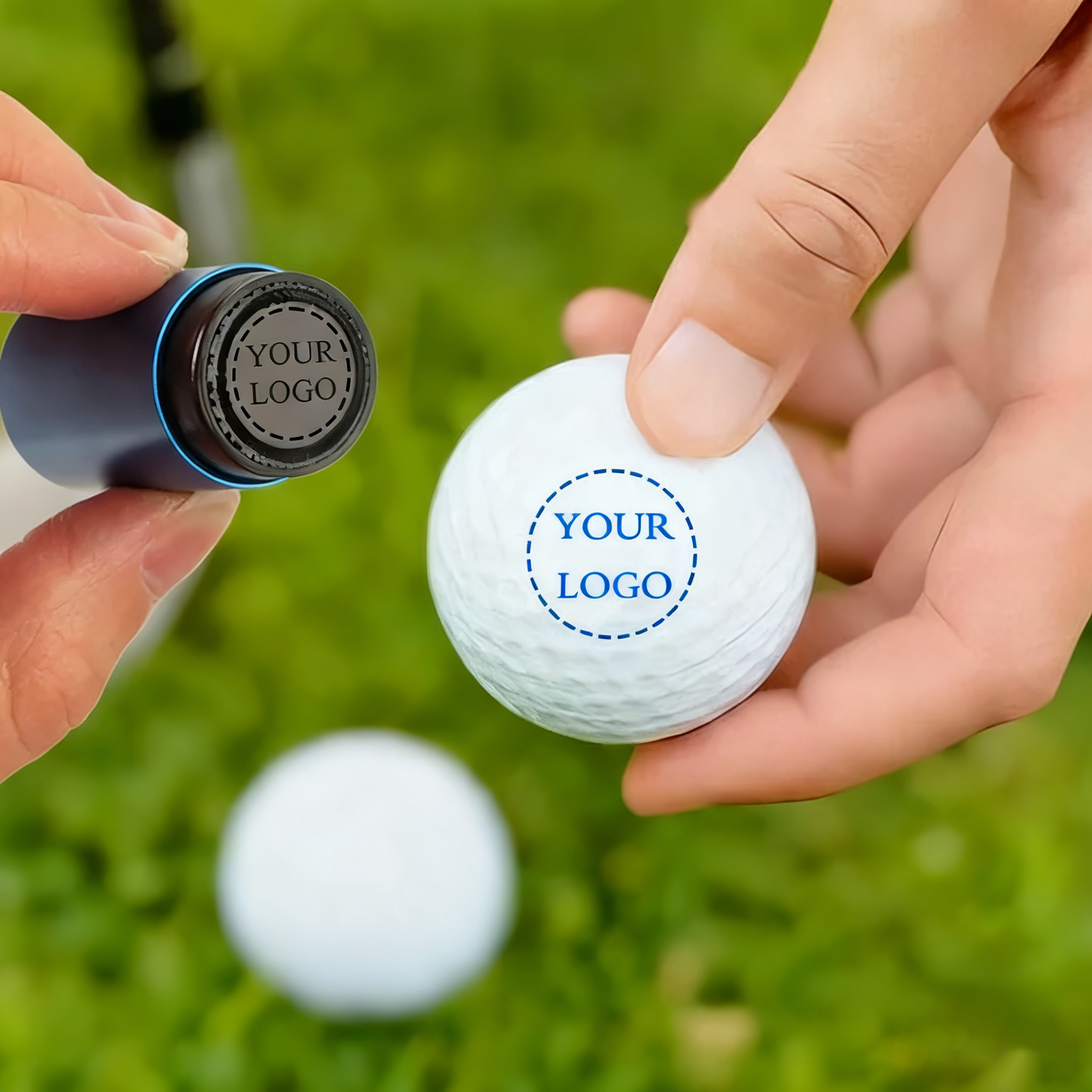 Personalized Golf Ball Stamp Custom Logo Golf Accessories Team Gift for Anniversary Custom Gift For Husband Valentine's Day Gift