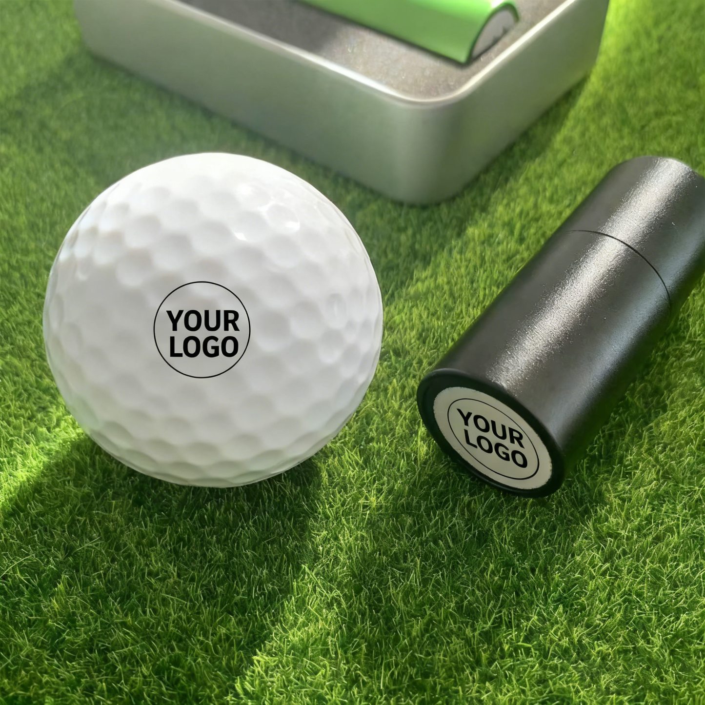 Personalized Golf Ball Stamp Custom Logo Golf Accessories Team Gift for Anniversary Custom Gift For Husband Valentine's Day Gift
