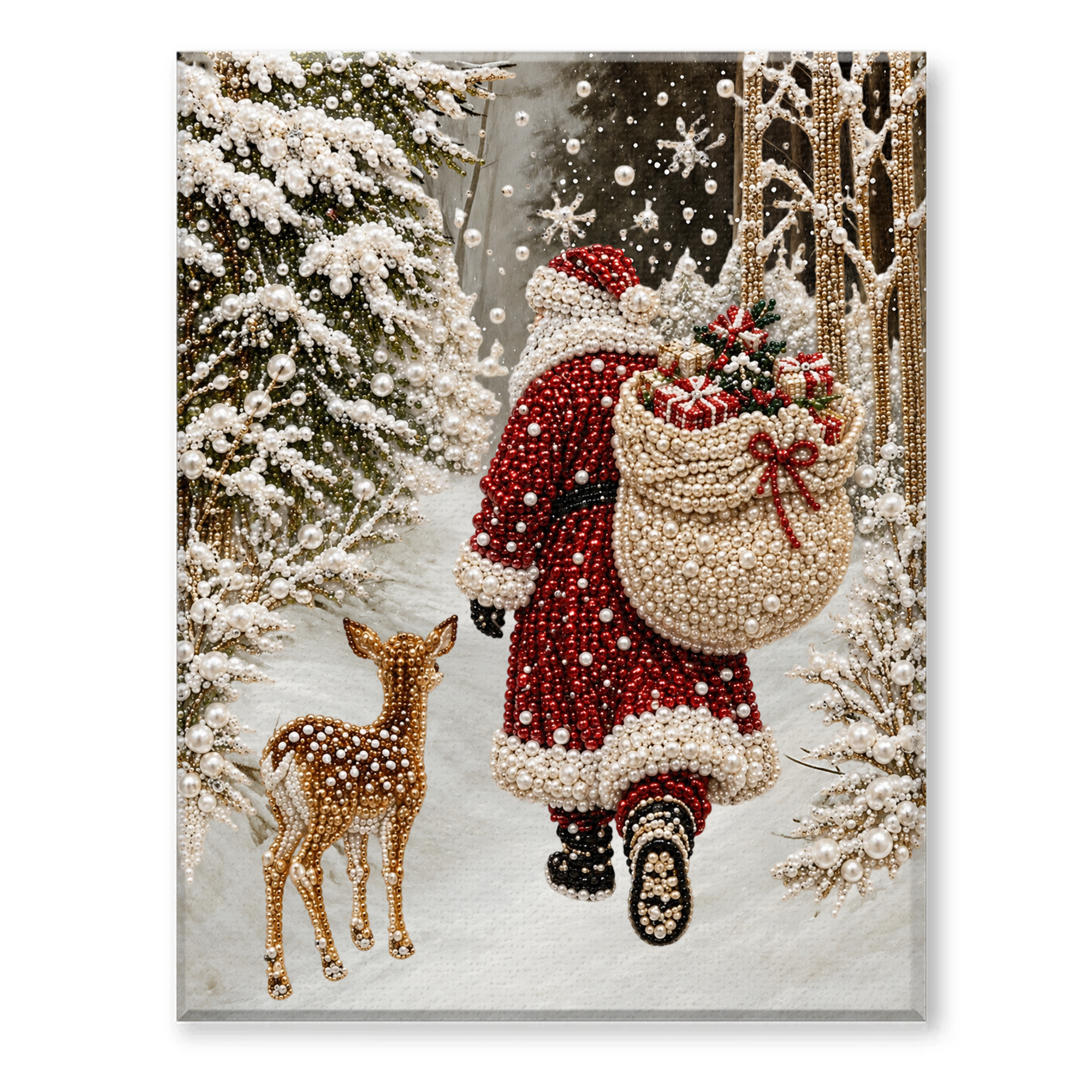Halloween Ghost Pearl Art DIY Kit, Spooky Cute 3D Diamond Painting Crafts for Adults, DIY Fall Home Decor Wall Art, Beginner DIY Seasonal Party Gift