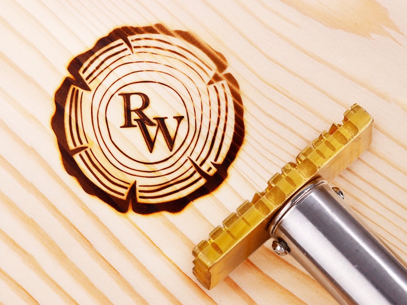 Custom branding iron for woodworkers , Wood burning stamp, Electric branding iron for wood , Wood branding iron