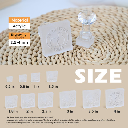 Custom Soap Stamp - Custom Acrylic Soap Stamp / Soap Mold / Natural Soap Making / Handmade Acrylic Soap Stamp / Wedding Cookie Stamp