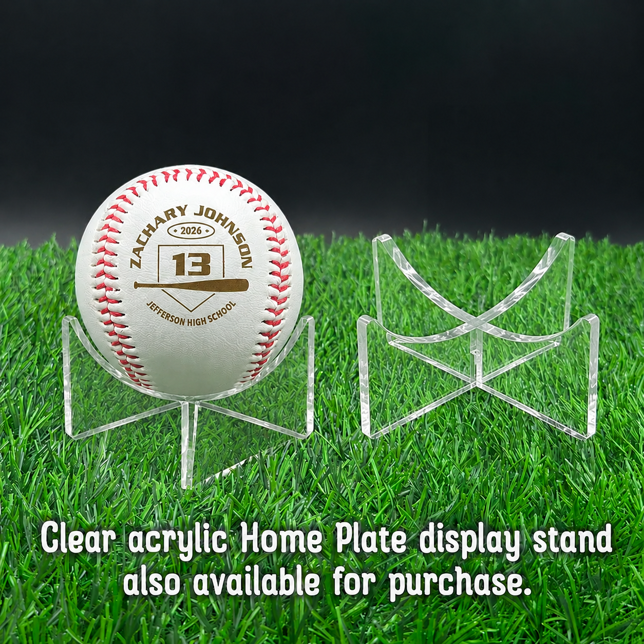 Personalized Baseball Gift | Custom Engraved Baseball with Player Name & Number | Senior Night Keepsake, Graduation Gift, Varsity Team Award