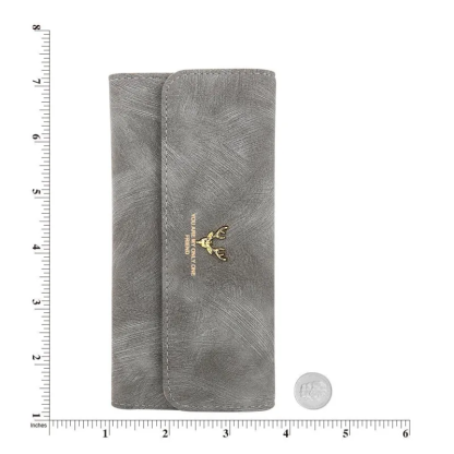 Gifts For LGBT - Custom Photo Engraved Wallet | Women's Long Leather Wallet Valentine's Day