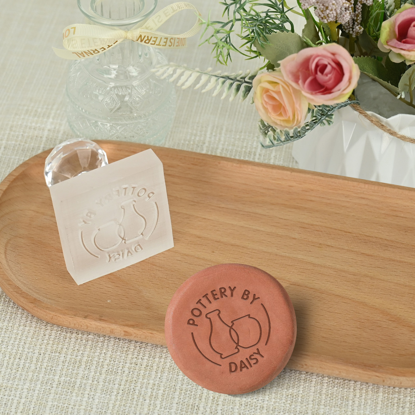 Personalized Soap Stamp, Custom Acrylic Mold, Handmade Cookie Stamp, Wedding Soap Stamp For Favors