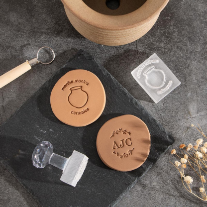 Personalized Soap Stamp, Custom Acrylic Mold, Handmade Cookie Stamp, Wedding Soap Stamp For Favors