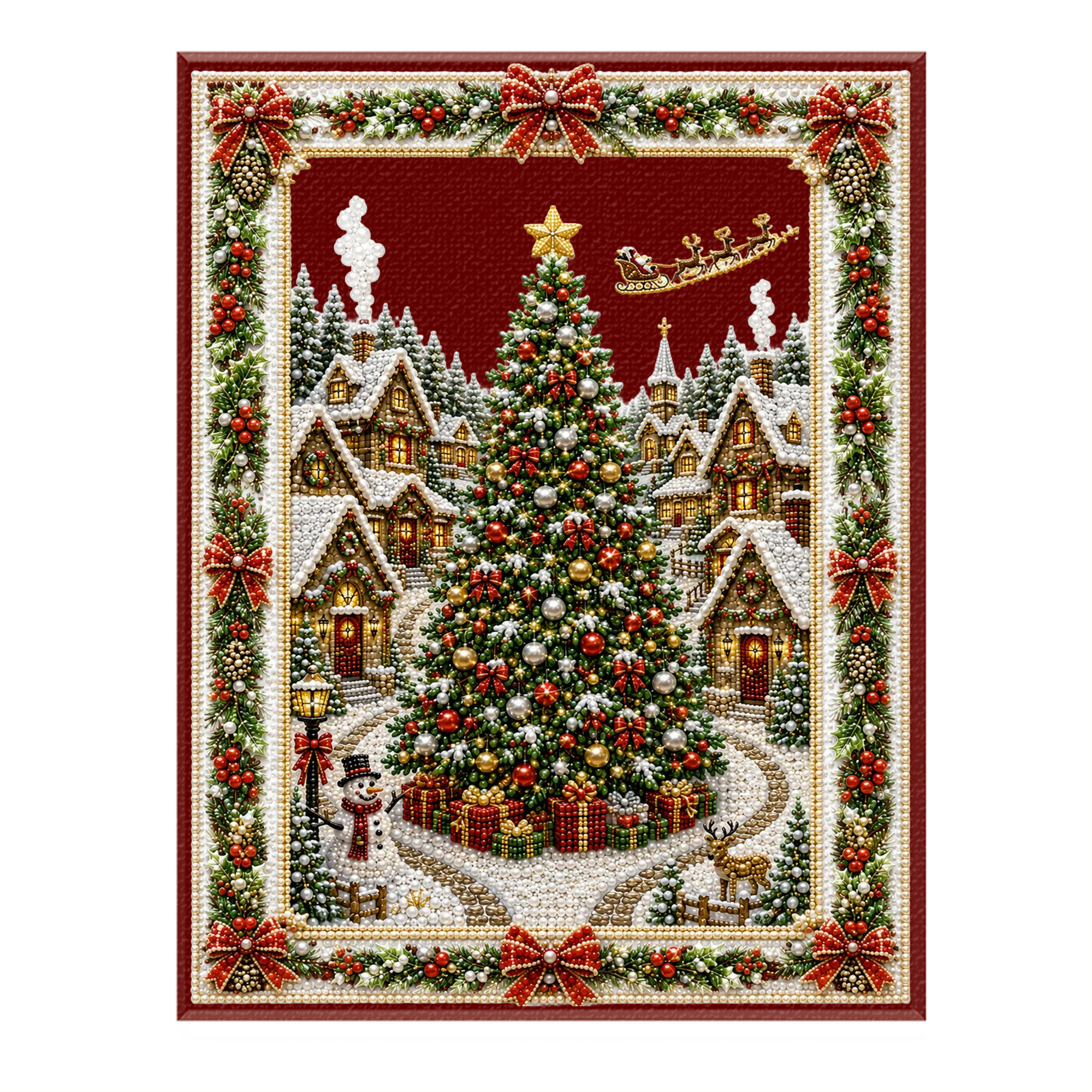 Halloween Ghost Pearl Art DIY Kit, Spooky Cute 3D Diamond Painting Crafts for Adults, DIY Fall Home Decor Wall Art, Beginner DIY Seasonal Party Gift