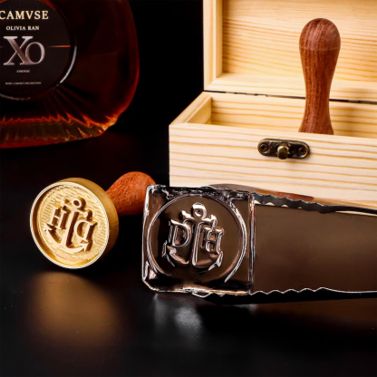 Ice Stamp for Ice Cube Custom Ice Branding Stamp for Whiskey Cocktails & Bar Drinks Personalized Logo Stamp For whiskey lover gift