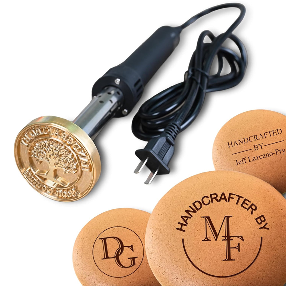 Custom Electric Branding Iron for Wood, Temperature-controlled Logo Branding Iron for Wood Burning Stamp Food Leather Cake, Personalized Logo Stamp, Handcrafted & Wedding Gifts