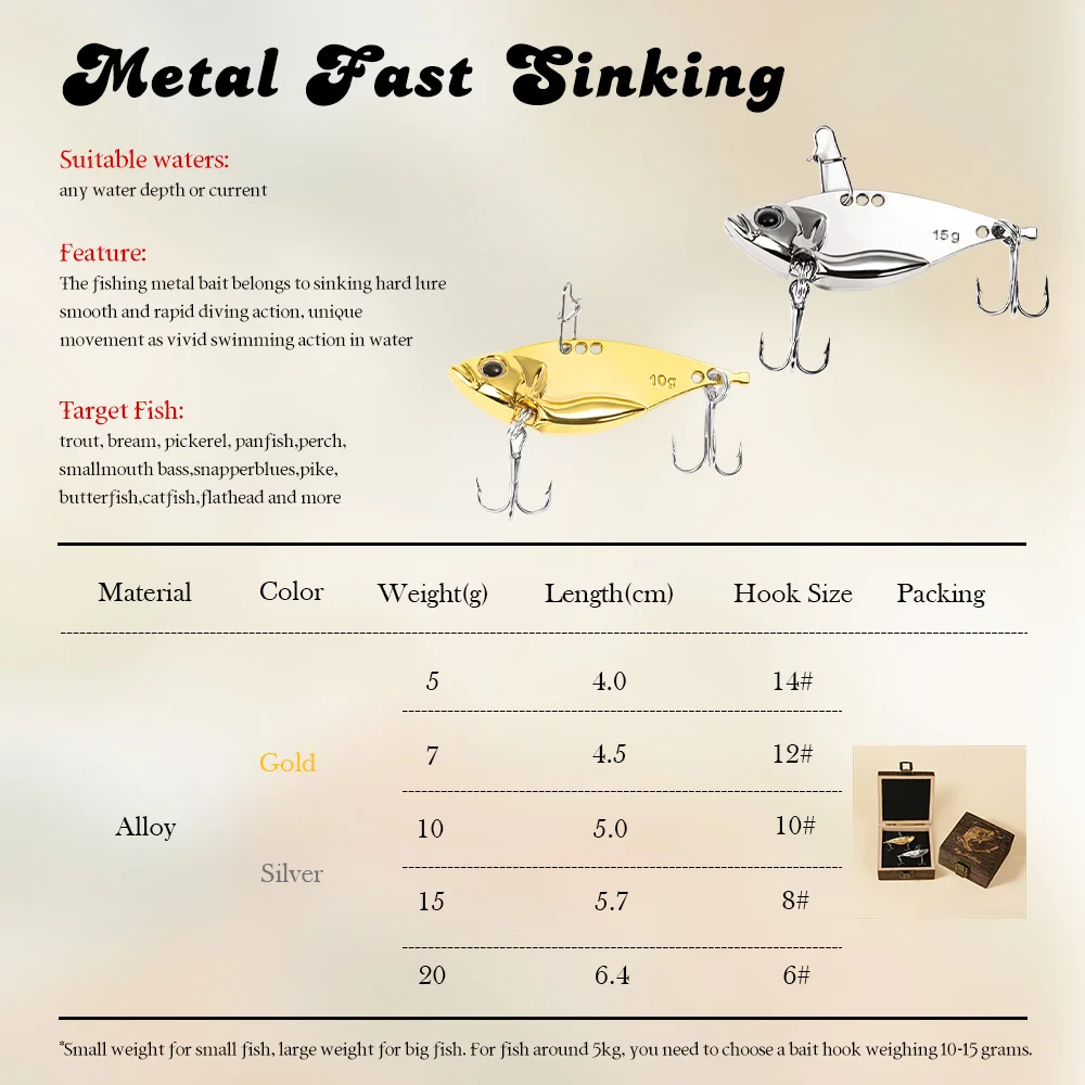 Personalized 2 Pcs Metal Bionic Fishing Lures Wooden Box Set with Engraved Text Birthday Fisherman Gift for Dad Husband