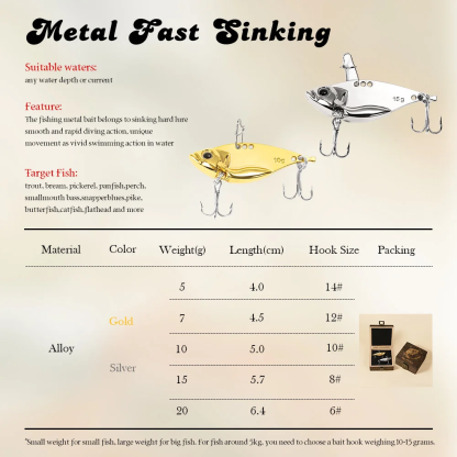 Personalized 2 Pcs Metal Bionic Fishing Lures Wooden Box Set with Engraved Text Birthday Fisherman Gift for Dad Husband