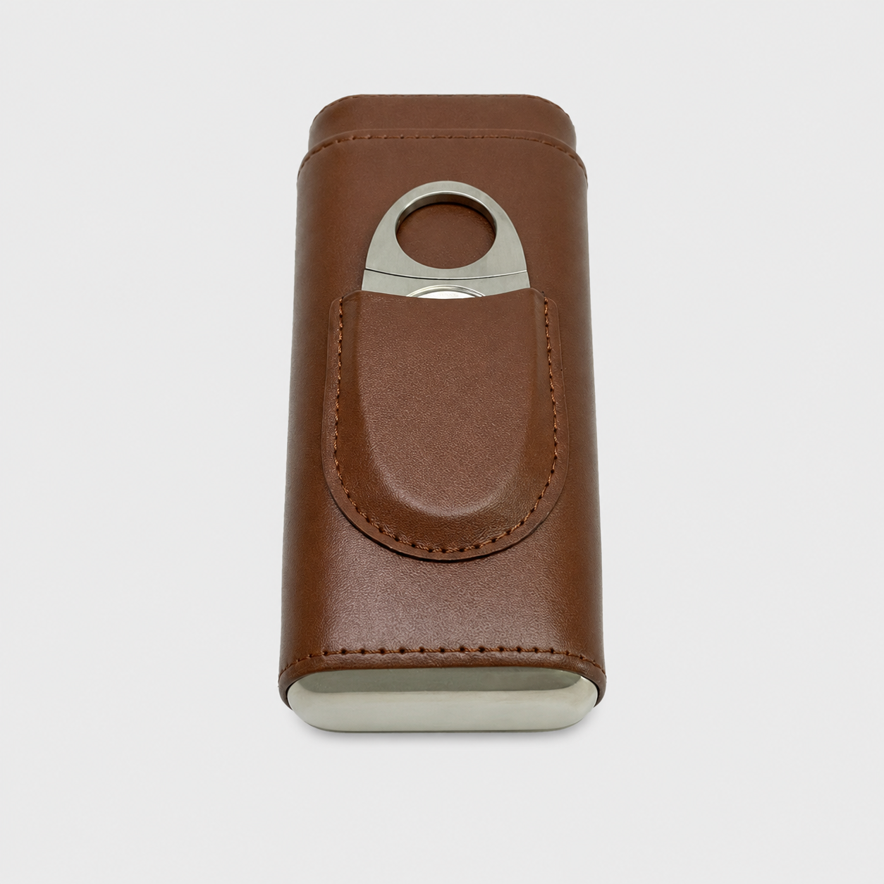 Personalized Cigar Case, Leather Cigar Holder with Cutter, Cigar Travel Case, Groomsmen Gifts, Gift for Dad Husband Gift for Him