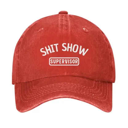 Shit Show Supervisor Funny Hat