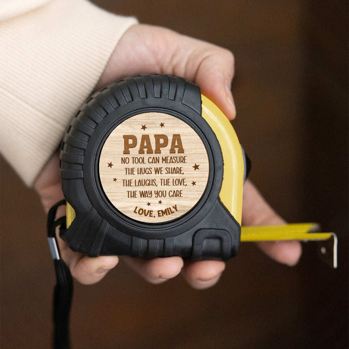 No Tool Measures Our Hugs - Personalized Custom Tape Measure