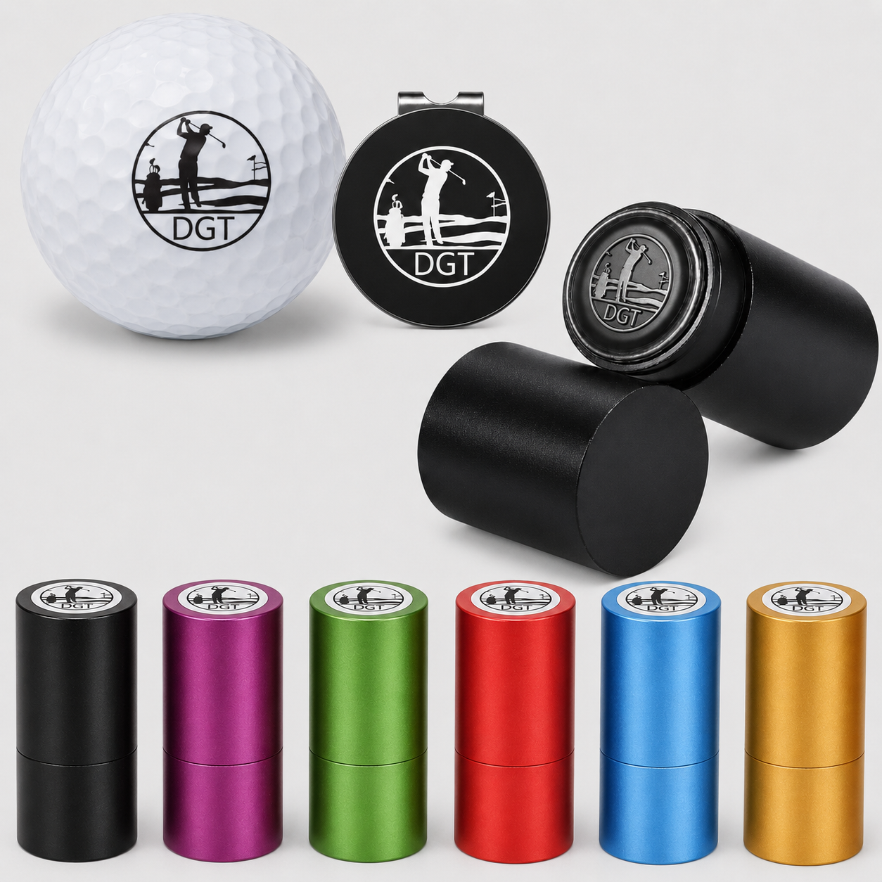 Funny Custom Golf Ball Stamp, Personalized Quote Golf Ball Marker, Waterproof Quick-Dry Stamper, Novelty Golf Gift for Dad Husband Golfer