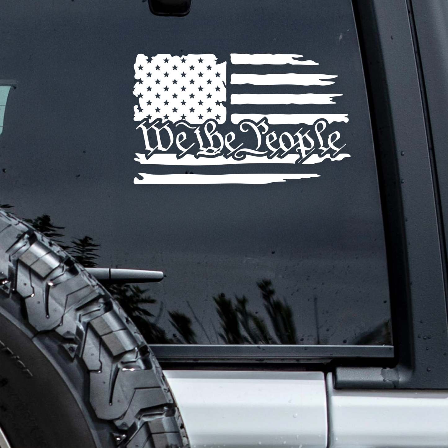 We The People Car Window Decal Sticker LM32 895829