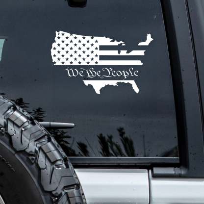 We The People Car Window Decal Sticker LM32 895829