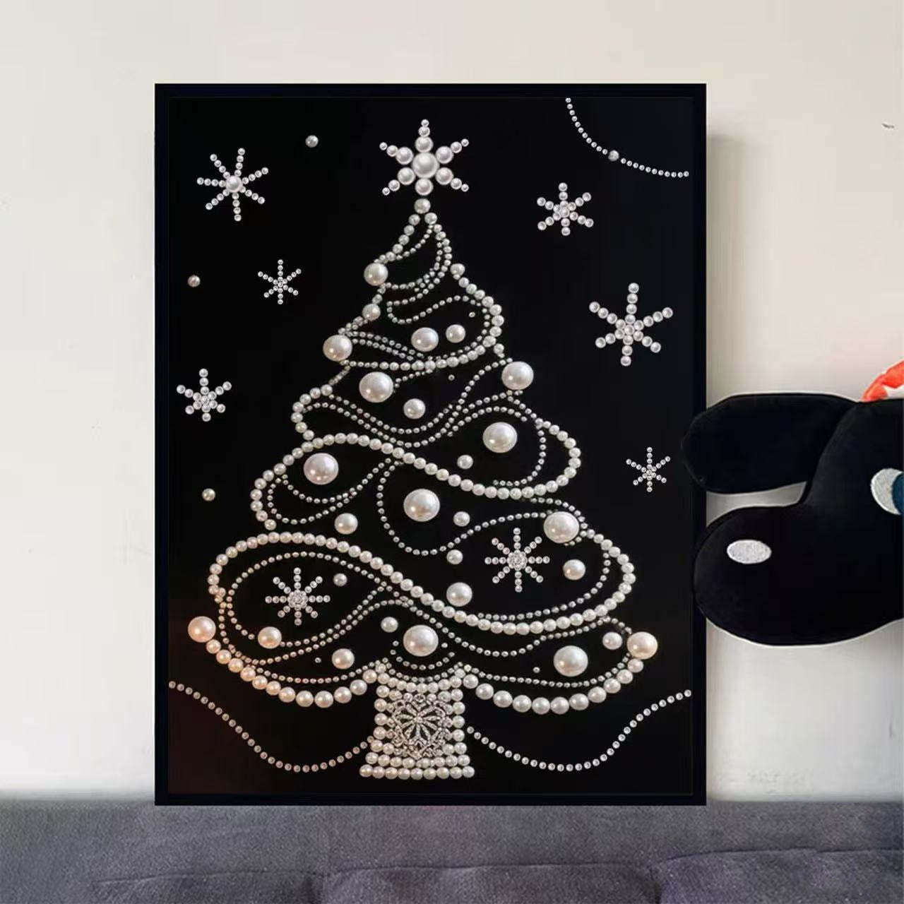 Halloween Ghost Pearl Art DIY Kit, Spooky Cute 3D Diamond Painting Crafts for Adults, DIY Fall Home Decor Wall Art, Beginner DIY Seasonal Party Gift
