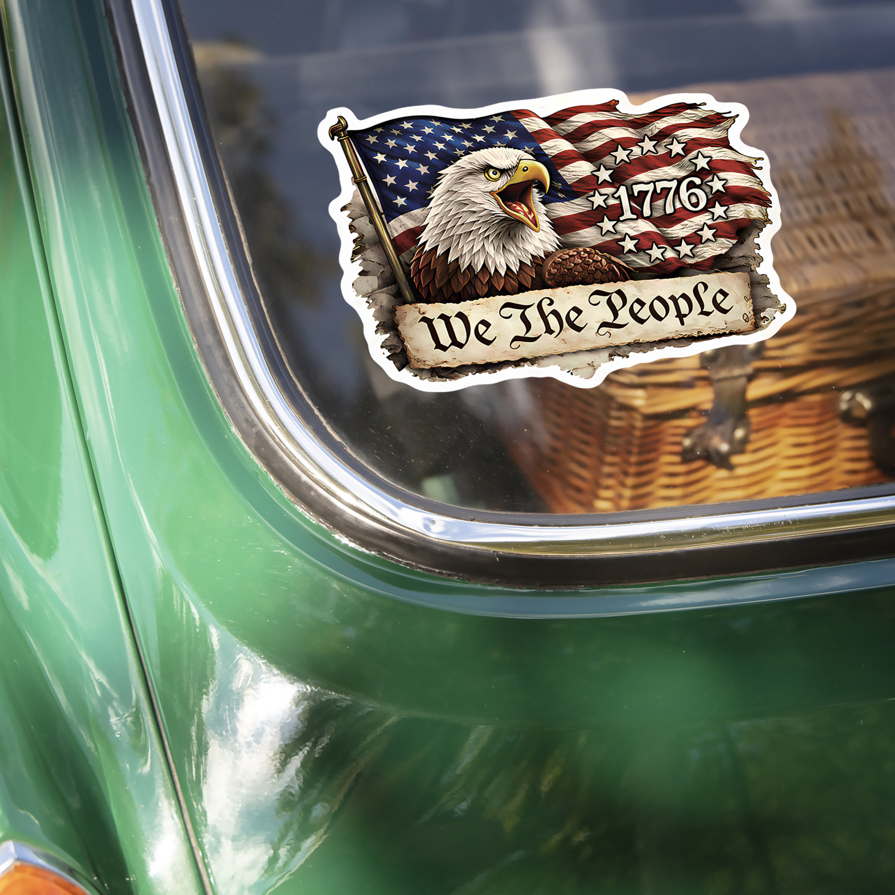 We The People 1776 America Car Window Decal Sticker TH10 898881