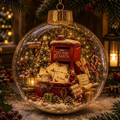 🎄Light-Up Christmas Story Globe Ornament | Magical Mini Holiday World