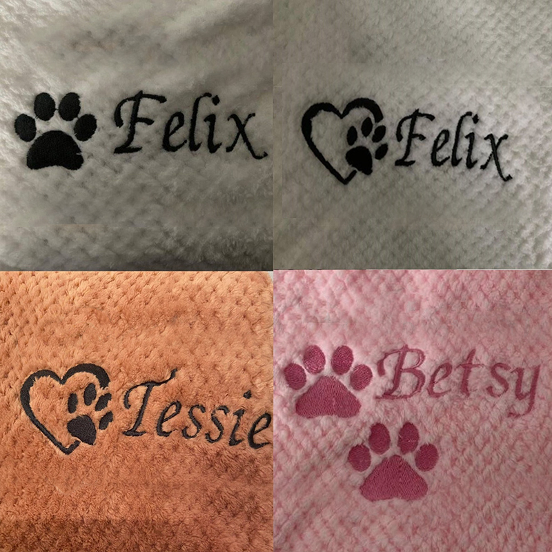 Personalized Warm Pet Blanket, Soft Customizable Blanket for Dogs and Cats | Cozy and Comfy Pet Blanket