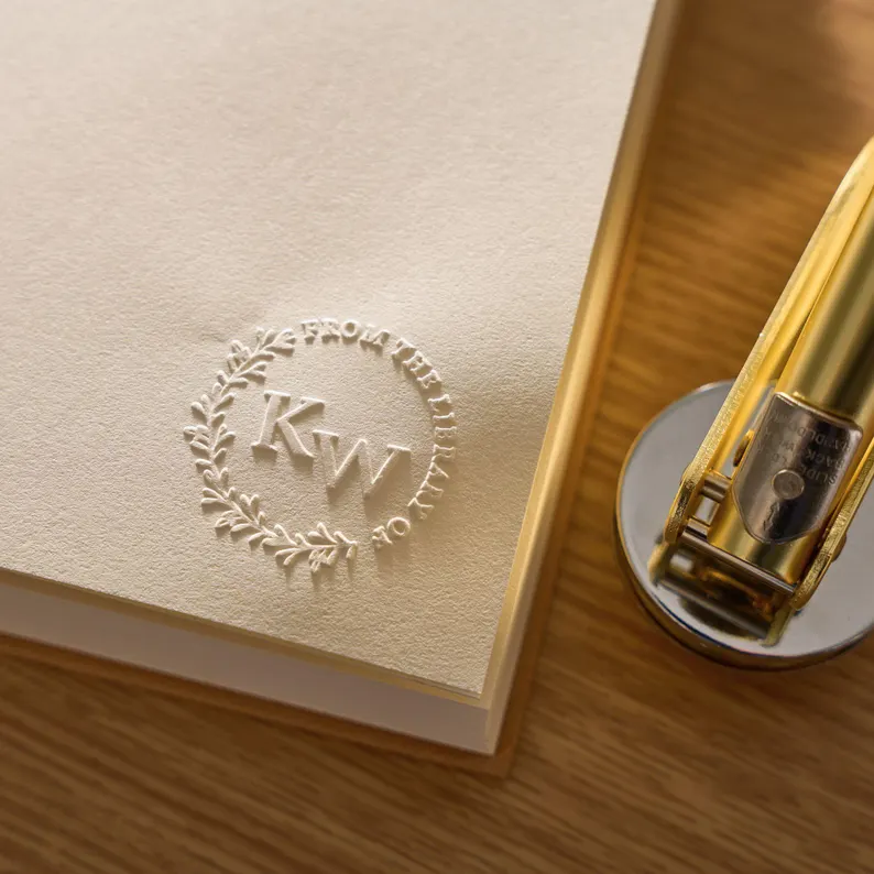 Personalized Book Embosser · Ex-libris Embosser · Custom Library Embosser · Christmas Gift · Book Lover Gift