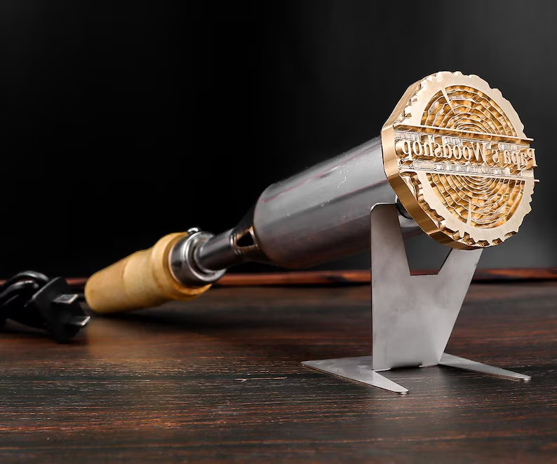 Personalized Wood Branding Iron/Custom Logo Stamp/Adjustable electric iron/Wood Burning Stamp With Heater/Brass stamp