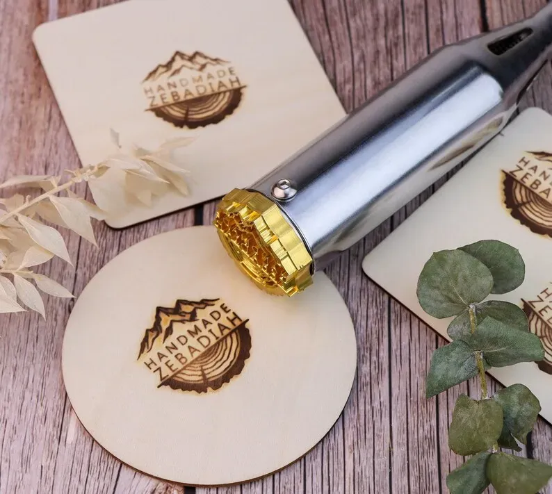 Custom branding iron for woodworkers , Wood burning stamp, Electric branding iron for wood , Wood branding iron