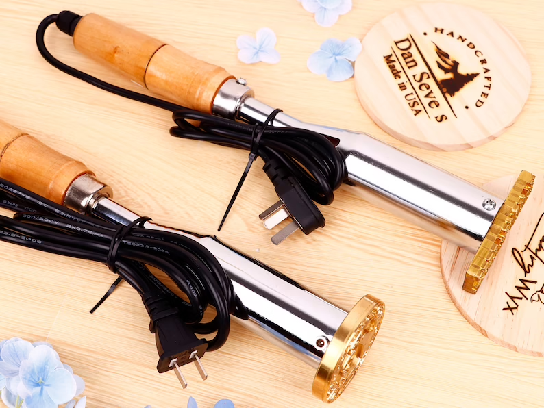 Custom branding iron for woodworking , Any logo can be engraved, Electric wood burning stamp for gift, Wood stamp, Wood branding iron custom