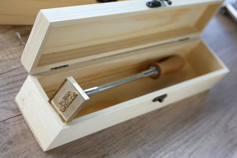 Custom wood branding iron for wood working flame heated iron electric iron Christmas gift for dad, gift for husband, gift for boyfriend