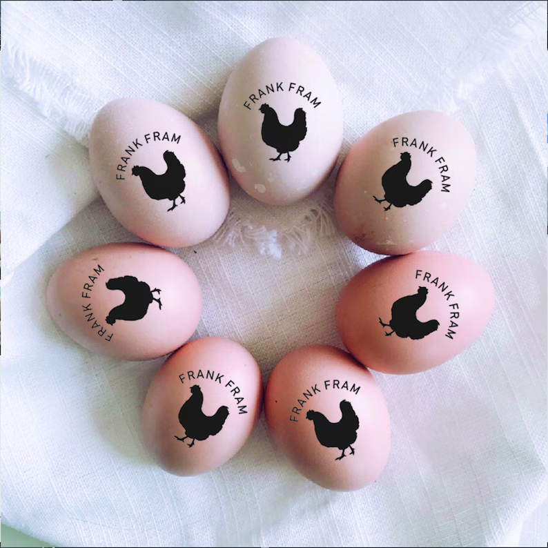 Custom egg stamp for egg stamping, Custom farm egg stamp, Custom chicken egg stamp, Custom duck egg stamp,Custom egg laid date stamp for egg
