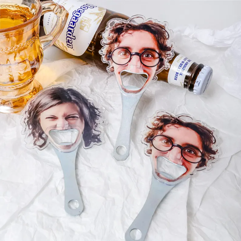 Personalized bottle opener keychainy,Photo Bottle Opener,bottle opener keyring Boyfriend Gift,Gift for Him,Birthday Gift,Groomsmen Gift