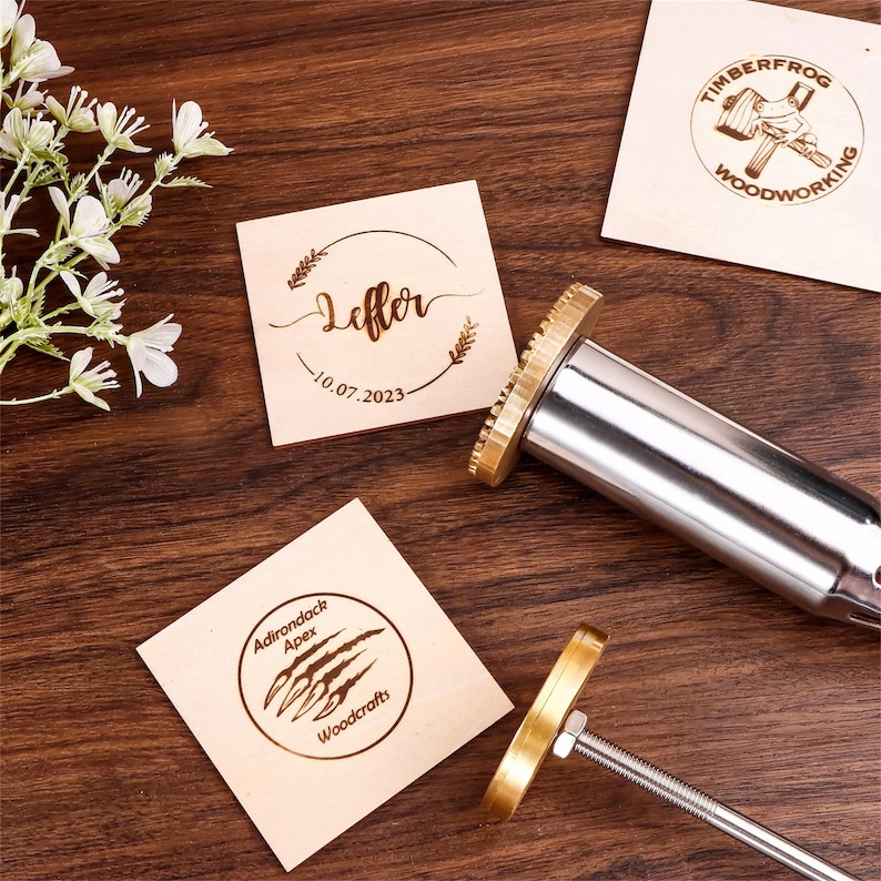 Custom Electric branding iron for wood, Personalized Branding Iron Stamp, Wood Stamp Custom, Wood burning stamp