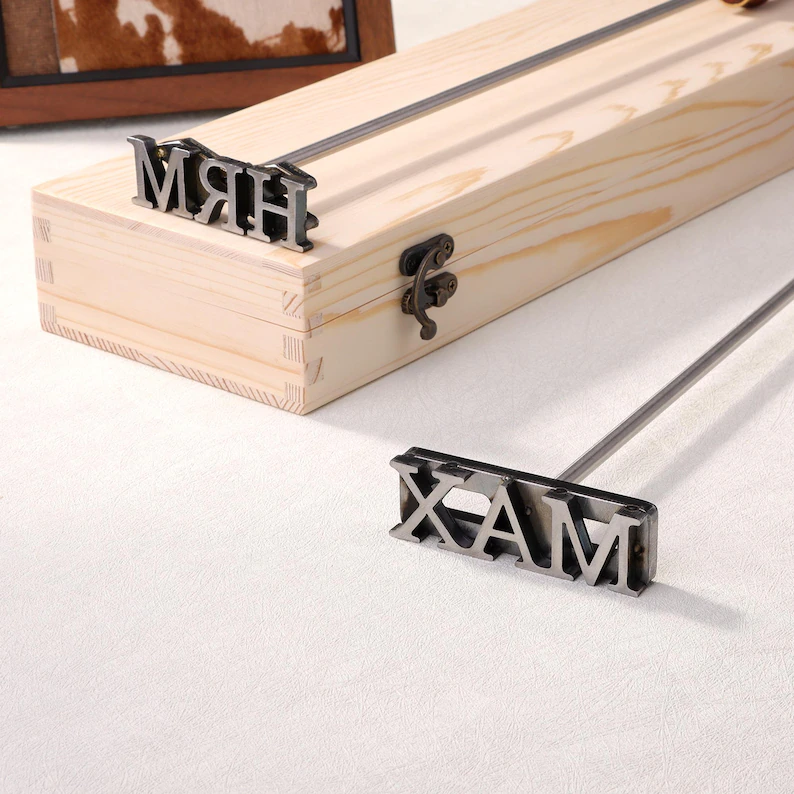 Custom Date Branding Iron for Special Occasions, Hot Branding Iron for Wood or Leather, Branding Iron for Newlywed Gifts, Country Wedding
