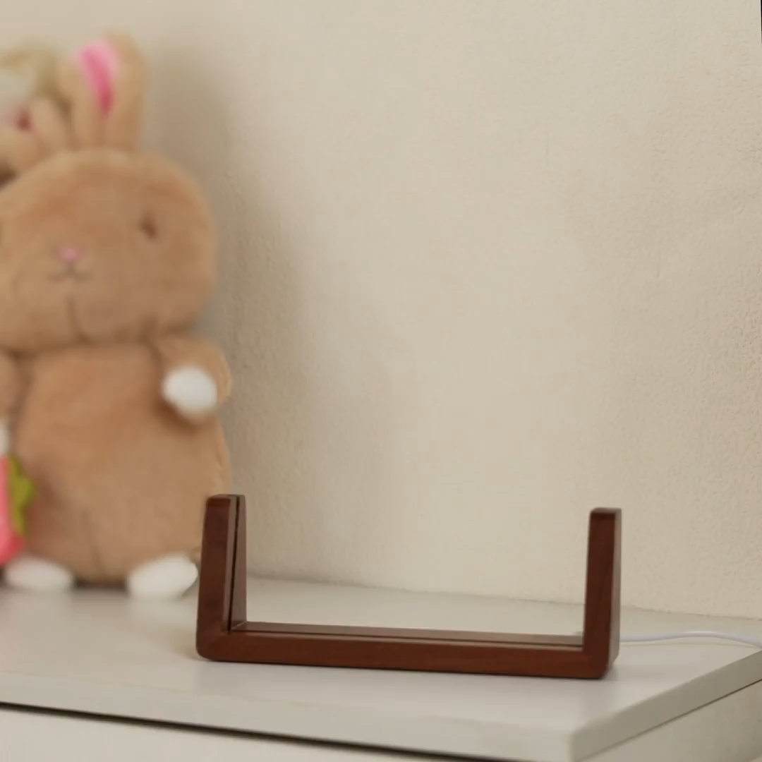 Personalized Baby Room Night Light Cute Forest Animal Acrylic Cloud Star LED Night Light Initial Birthday Children's Day Gift for Boys Girls Christmas Gift