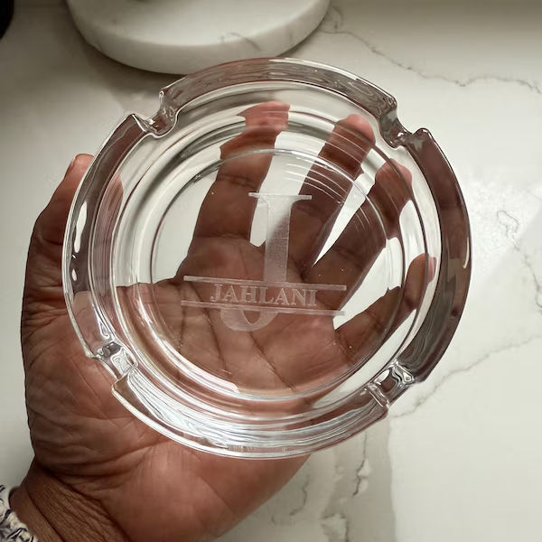 Personalized Ash Tray, Smoker Accessories, Smoker Gifts, Custom Smoker Accessories, Unique Smokers Gift, Personalized Cigar Club Gift