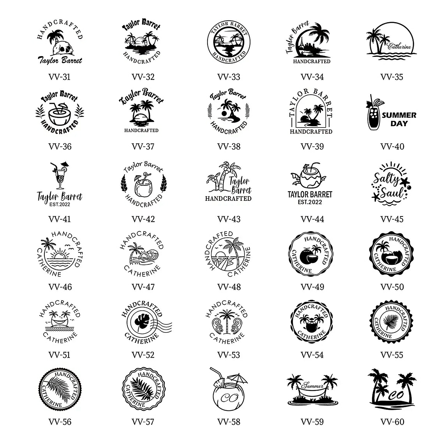 Custom Coconut Brand Iron, Coconut Branding Iron Custom, Custom Coconut Stamp, Custom Wood Branding Iron For Woodworkers, Leather Stamp