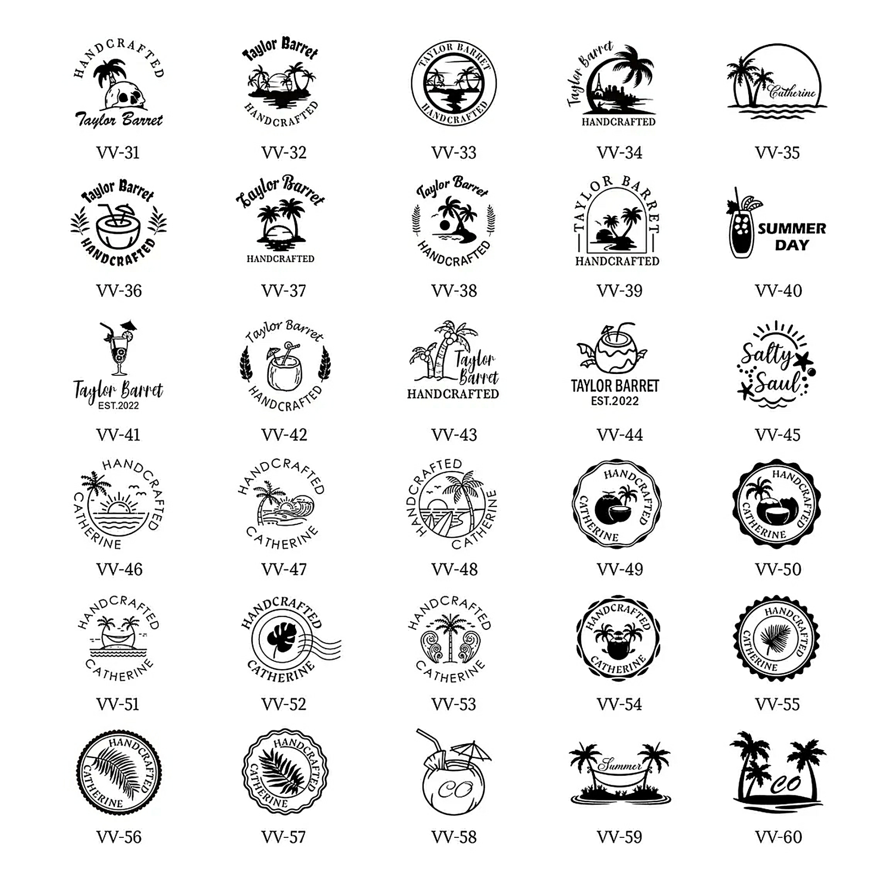 Custom Coconut Brand Iron, Coconut Branding Iron Custom, Custom Coconut Stamp, Custom Wood Branding Iron For Woodworkers, Leather Stamp