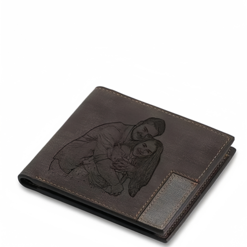 Custom Wallets for Men, Personalized Photo Wallets for Fathers Day