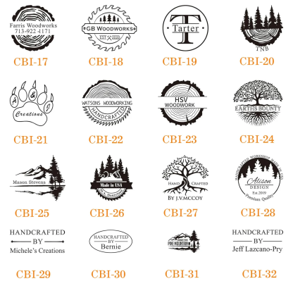 Custom Electric Branding Iron with Stand, Personalized Logo Metal Stamp for Wood Leather Food, Temperature Controlled Branding Tool for DIY Makers, Woodworking Craft Gift