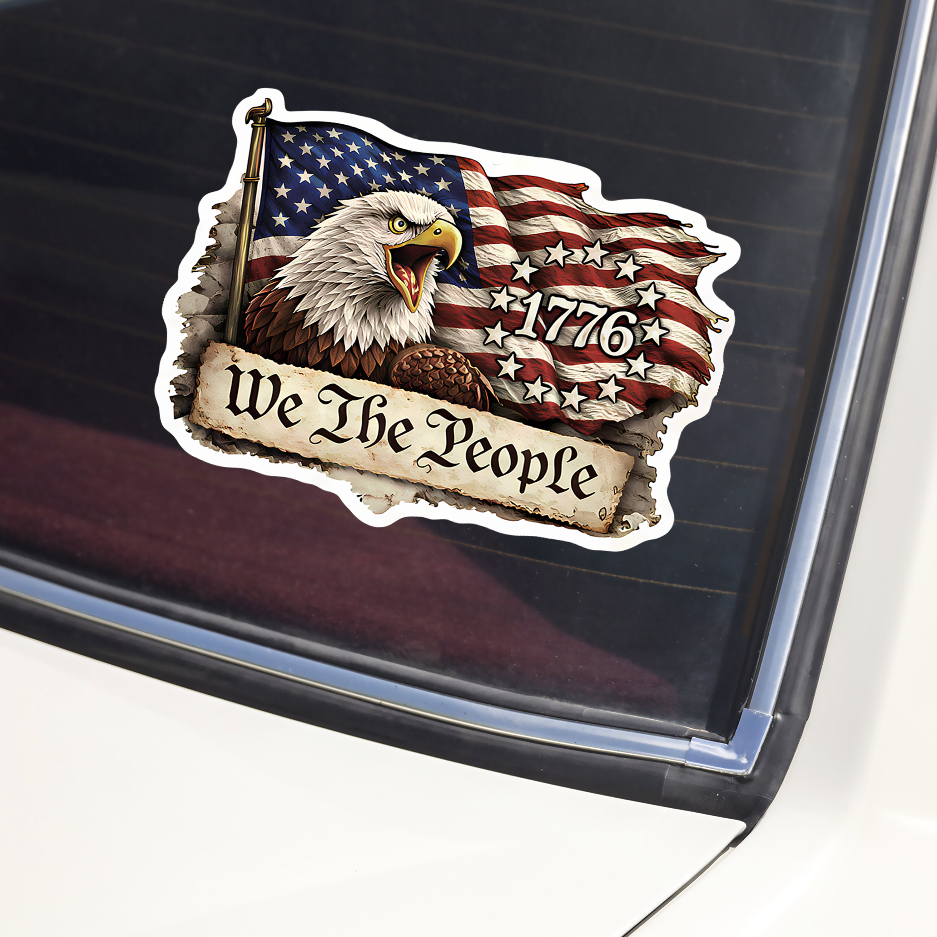 We The People 1776 America Car Window Decal Sticker TH10 898881