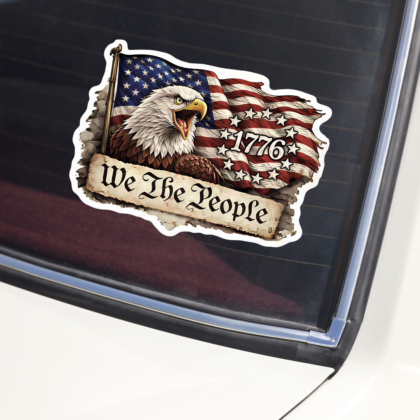 We The People 1776 America Car Window Decal Sticker TH10 898881