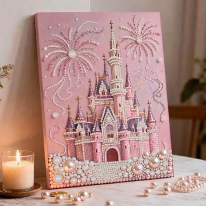 Halloween Ghost Pearl Art DIY Kit, Spooky Cute 3D Diamond Painting Crafts for Adults, DIY Fall Home Decor Wall Art, Beginner DIY Seasonal Party Gift