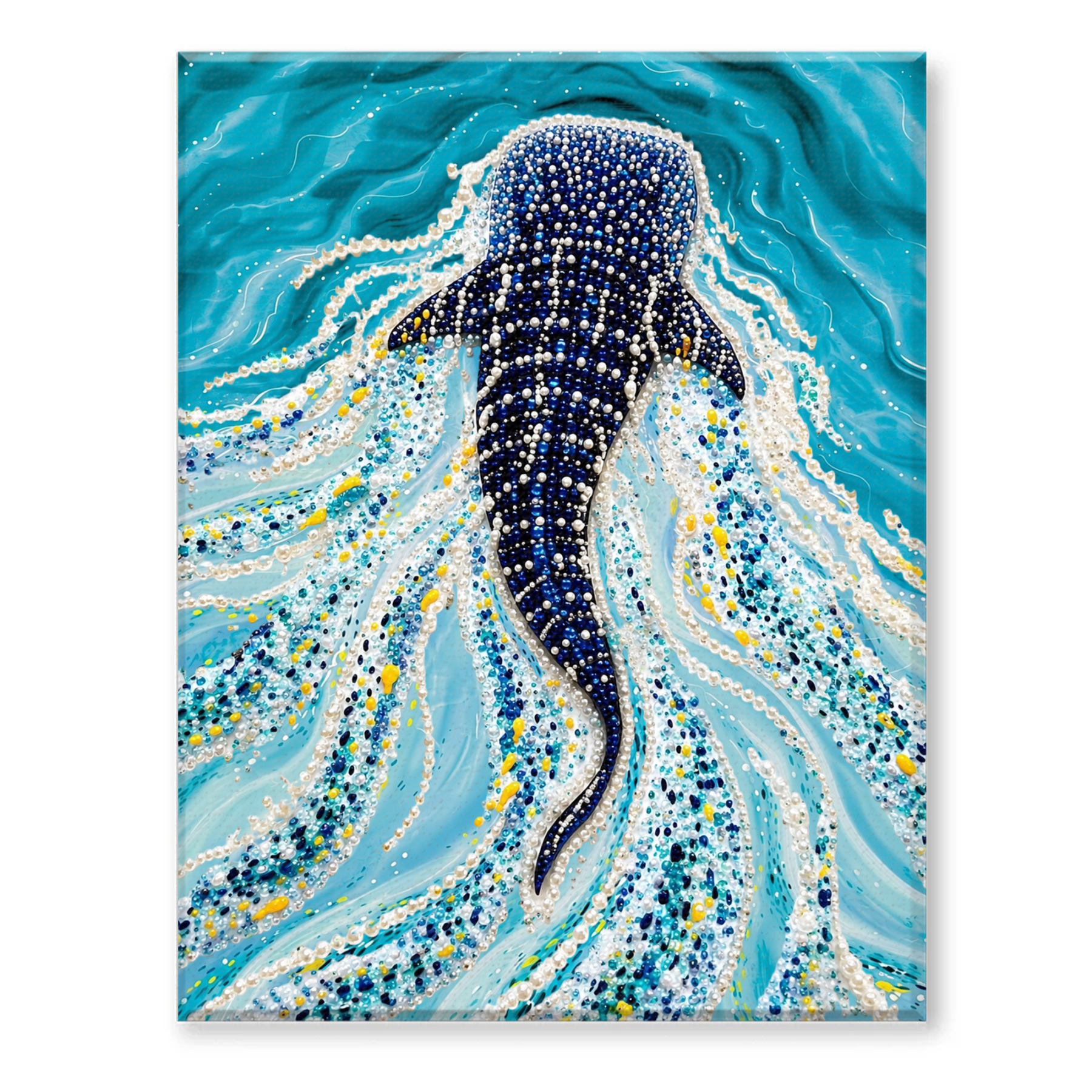 Halloween Ghost Pearl Art DIY Kit, Spooky Cute 3D Diamond Painting Crafts for Adults, DIY Fall Home Decor Wall Art, Beginner DIY Seasonal Party Gift