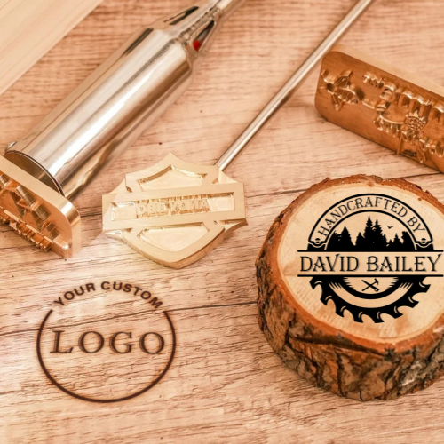Personalized Electric Branding Iron with Custom Logo, Ideal for Wood Crafting, DIY Gifts and Workshops