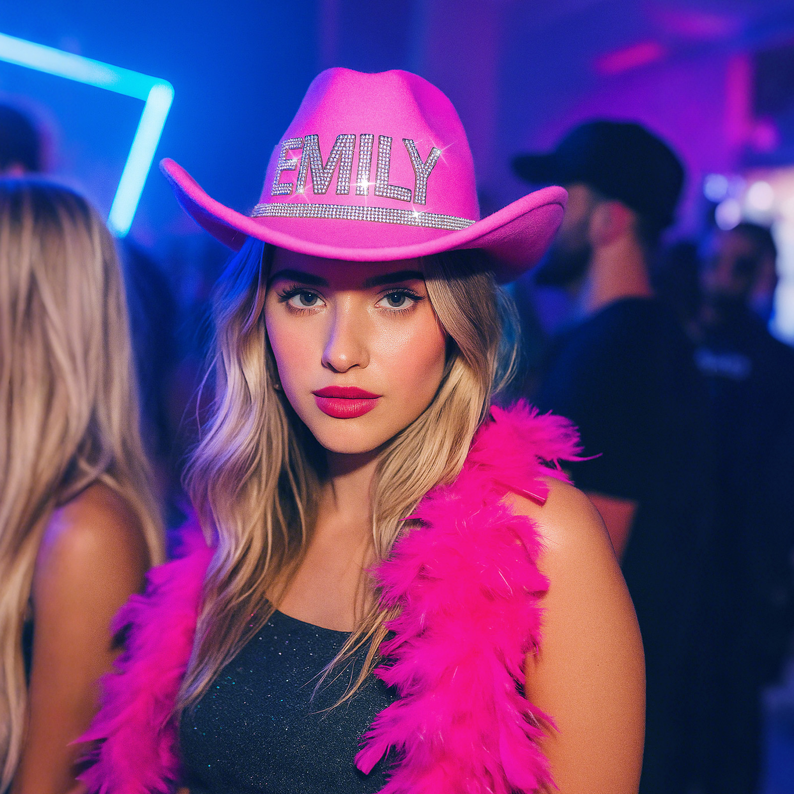 Womens Cowboy Hats, Western Cowboy Hats for Women, Sparkly Rhinestone Cowgirl Hat for Girls, Custom Cowboy Hat for Women Men