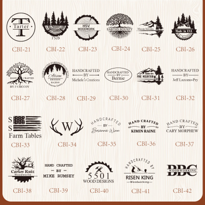 Personalized Electric Branding Iron for Wood, Temperature-Controlled Monogram Logo Stamp, Custom Leather Stamps, Handmade Design Weddings Stamper, Customized Woodworking Burning Tool with Letters