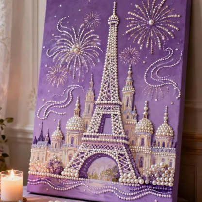 Halloween Ghost Pearl Art DIY Kit, Spooky Cute 3D Diamond Painting Crafts for Adults, DIY Fall Home Decor Wall Art, Beginner DIY Seasonal Party Gift