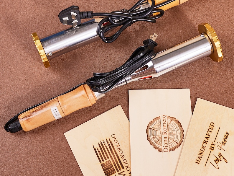 Custom wood burning stamp for woodworking , Electric wood stamp custom , Custom branding iron for wood, Brand iron,wedding wood stamp